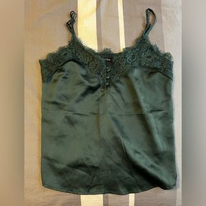 Abercrombie & Fitch Camisole - XS HUNTER GREEN